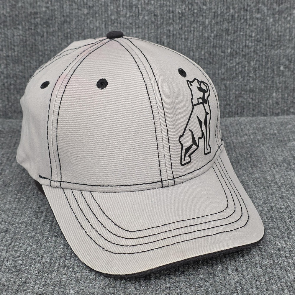 Mack Hat Cap Snap Back Adjustable Gray Bulldog Logo Trucking One Size Mens
